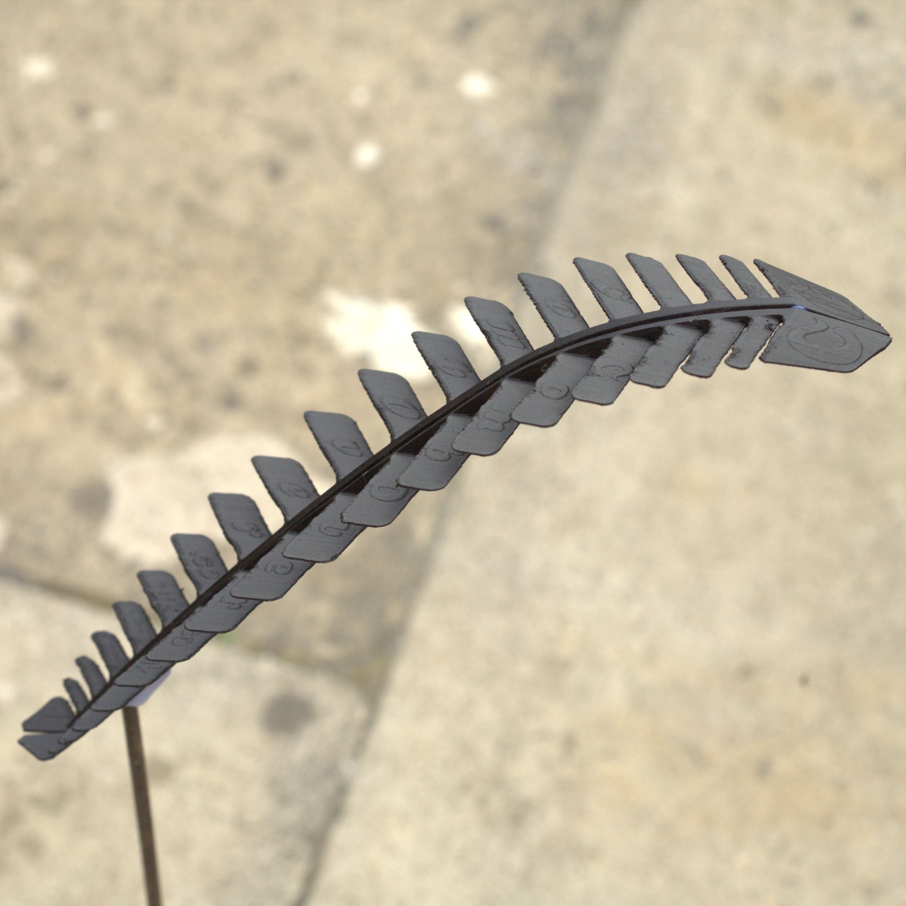 CombOver MTB mudguard in black showing shape without a bike